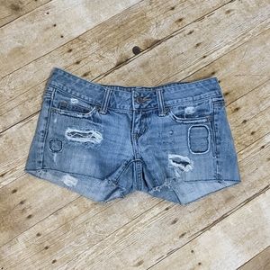American Eagle Distressed Jean Shorts